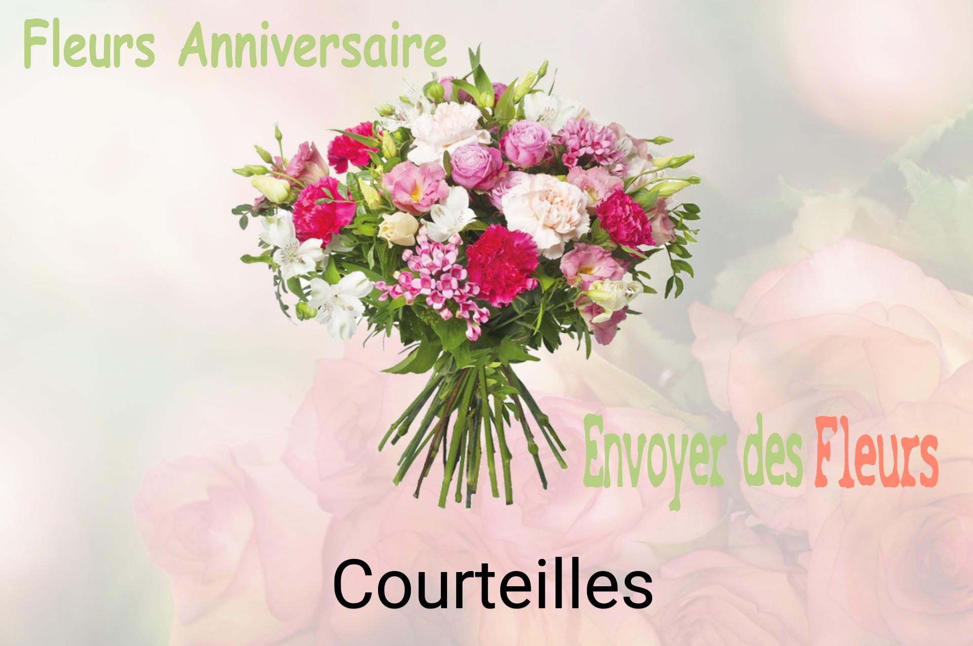 Bouquet de fleurs d’anniversaire livré à Courteilles
